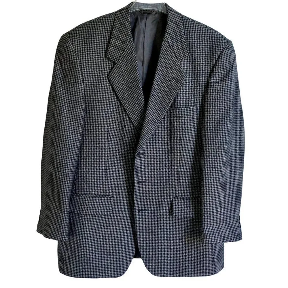Stafford Options 3 Button Sports Coat Jacket Blazer 42R